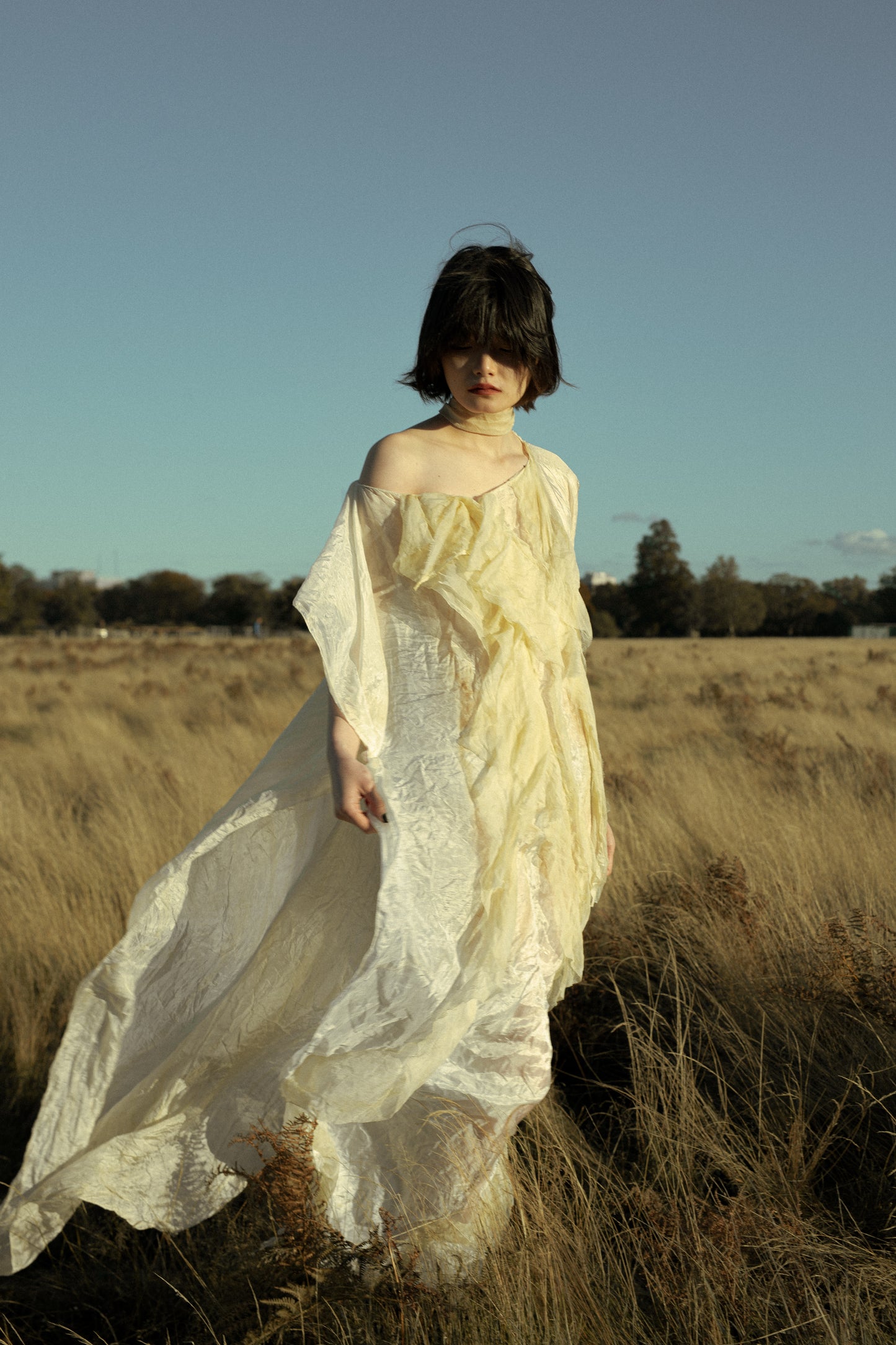 Natural Dyed Silk Dress